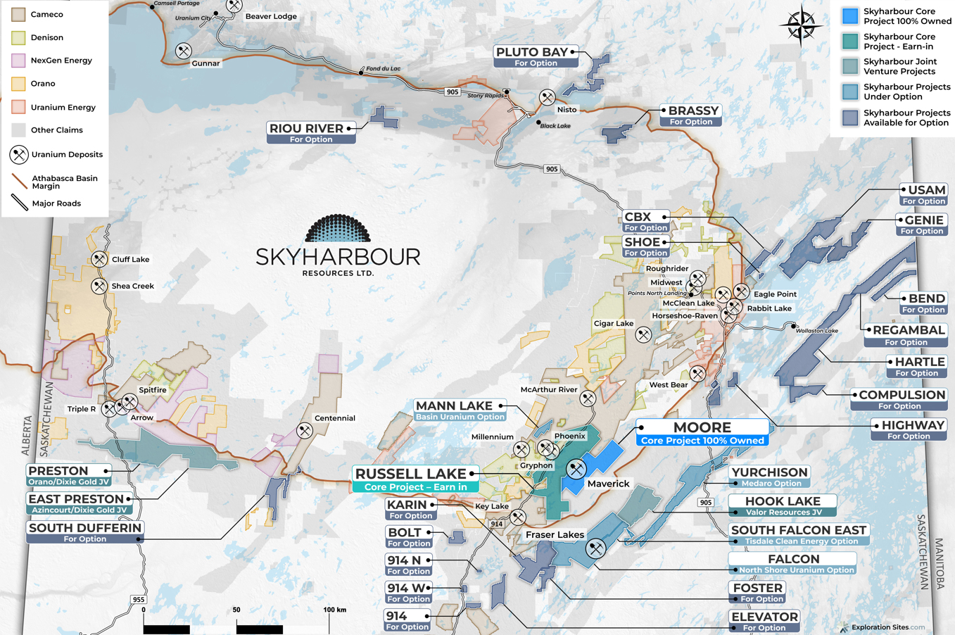 mapa de radón de alberta